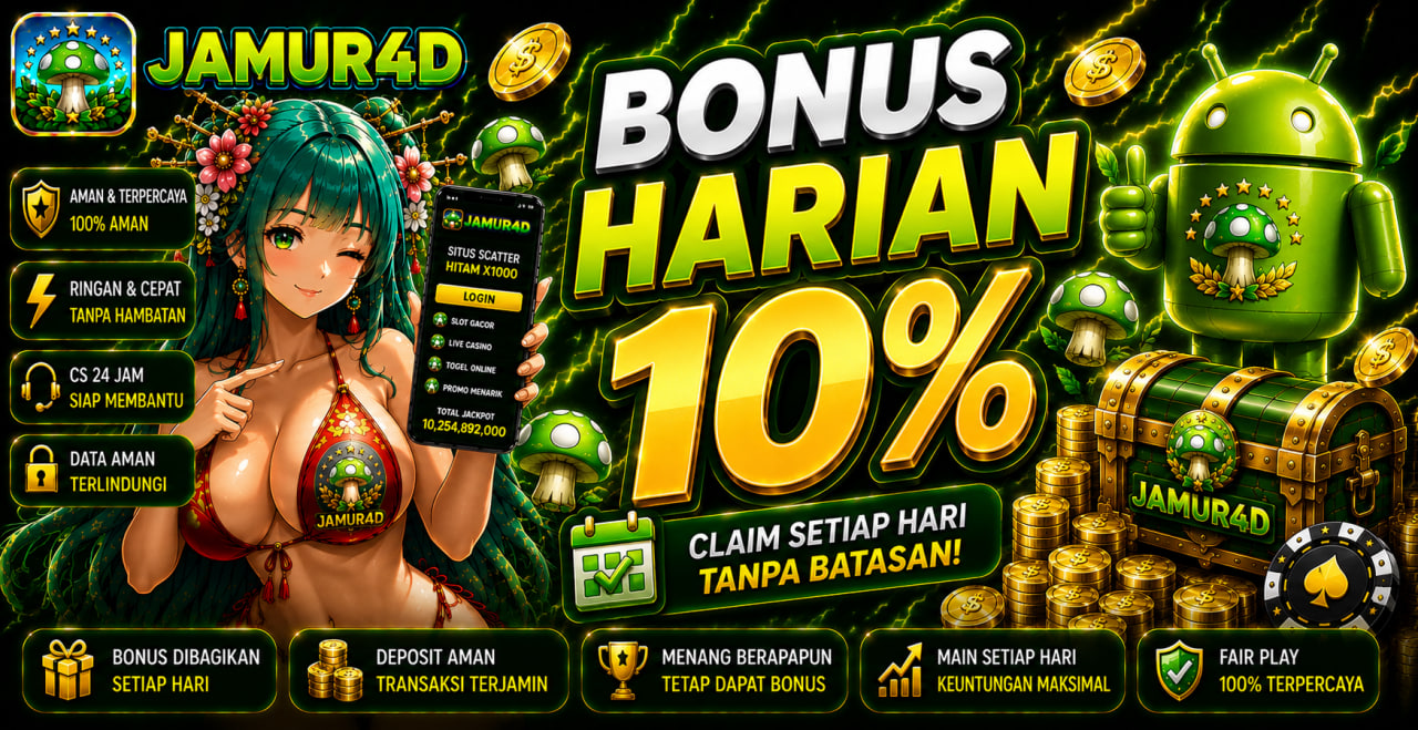 Bonus Deposit Harian Slot 10%